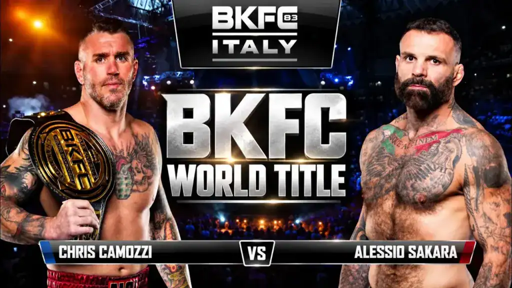 BKFC 83 Italy: Chris Camozzi contro Alessio Sakara per il titolo mondiale cruiserweight